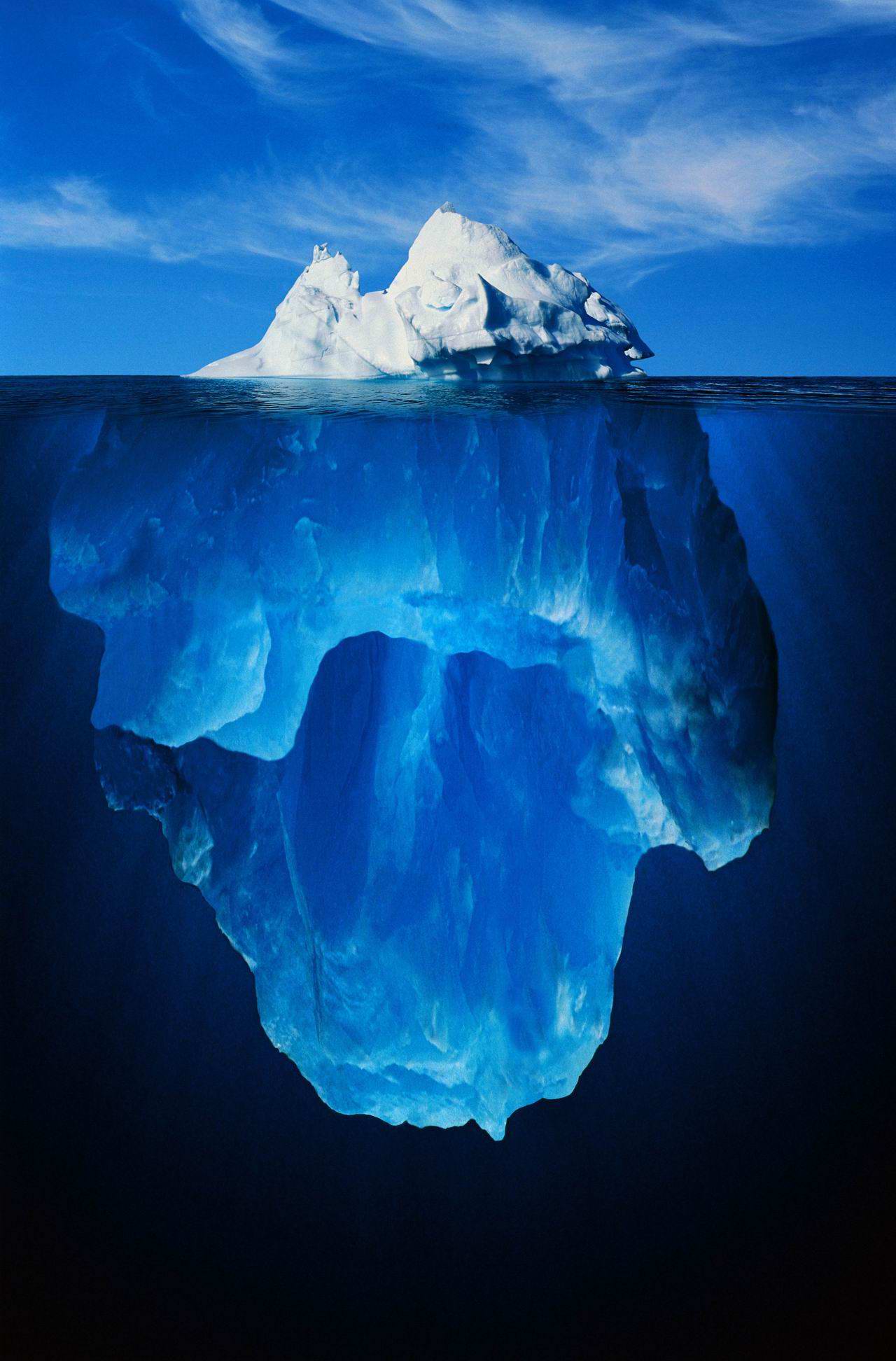 exemple d'esprit subconscient et conscient calotte glaciaire